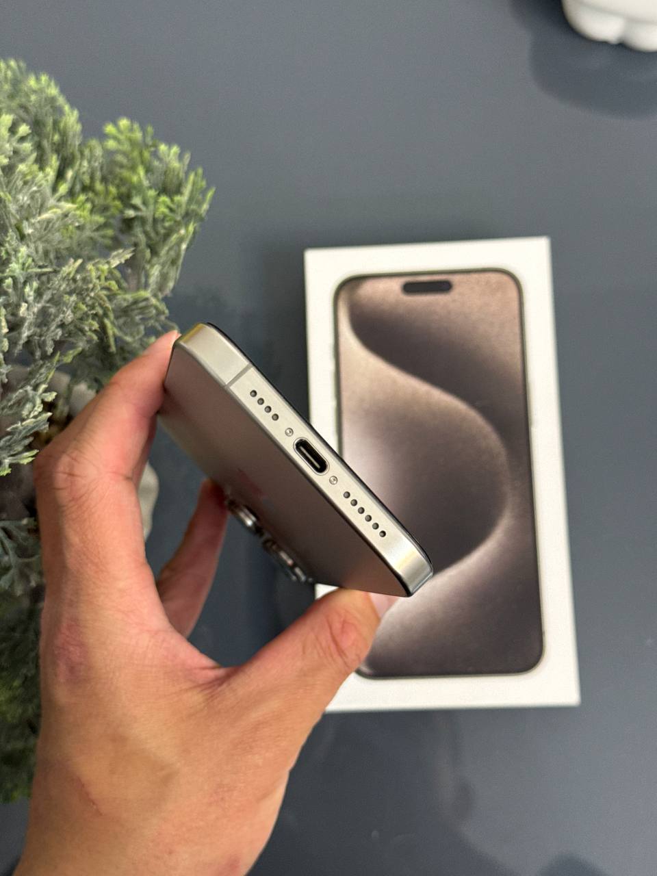 iPhone 15 Pro Max 256GB Natural Titanium фото 9