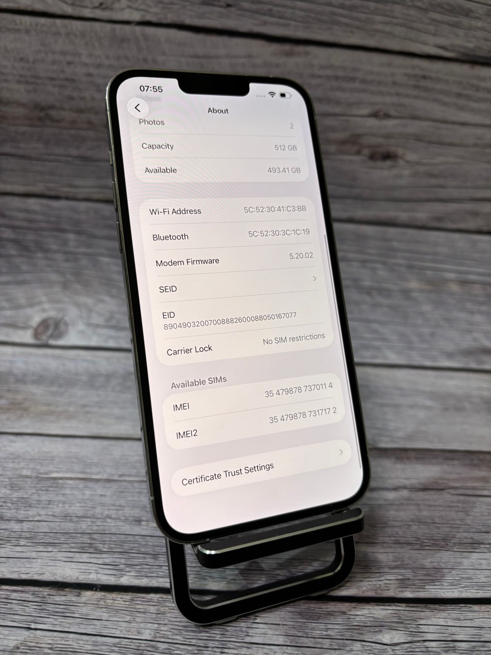 iPhone 13 Pro Max 512GB Silver фото 4