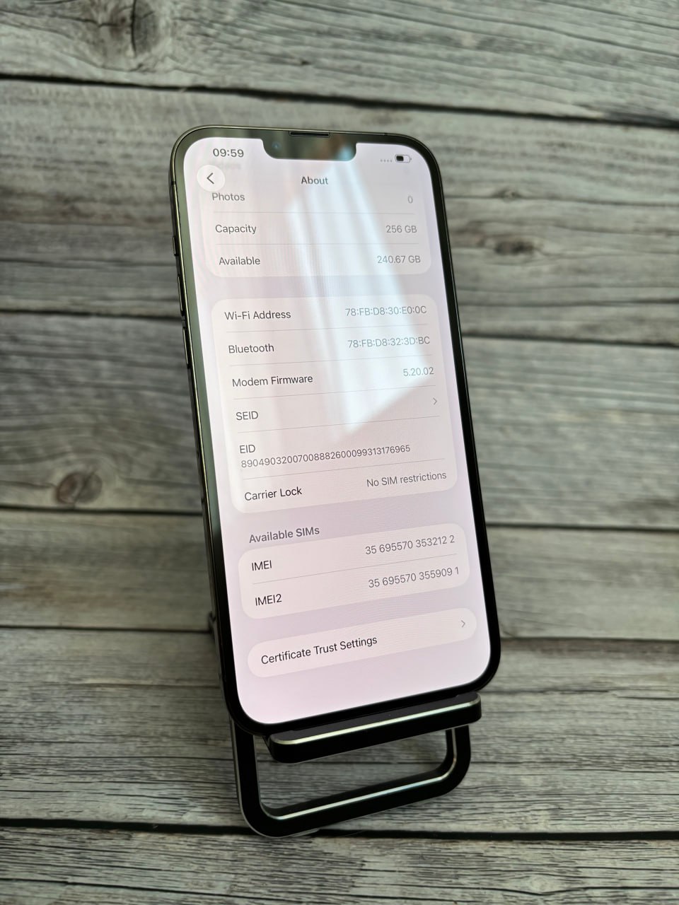 iPhone 13 Pro Max 256GB Graphite фото 3