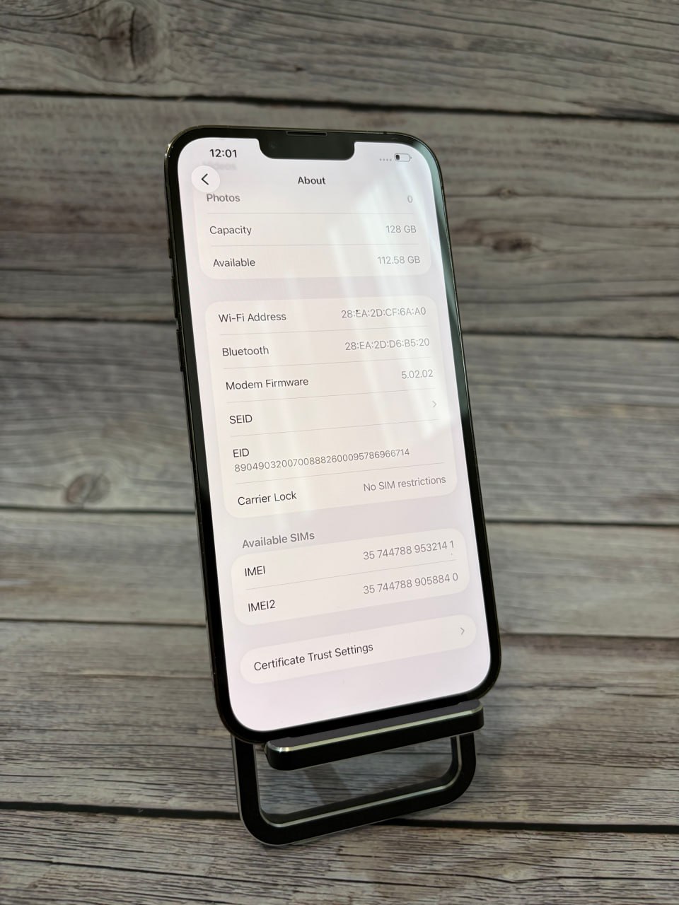 iPhone 13 Pro Max 128GB Graphite фото 3