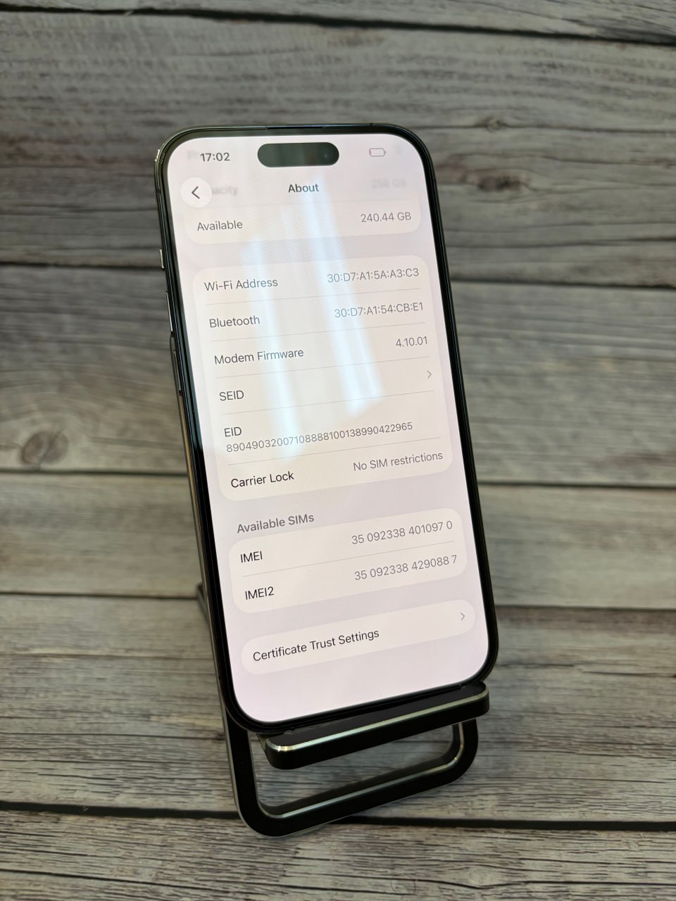 iPhone 14 Pro 256GB Deep Purple фото 3