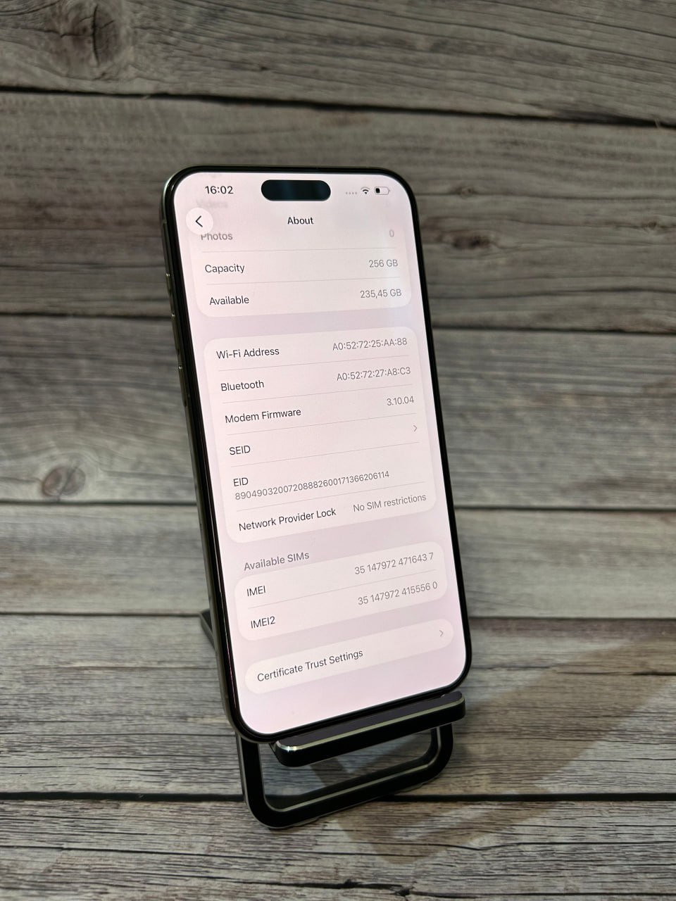 iPhone 15 Pro Max 256GB Natural Titanium фото 3