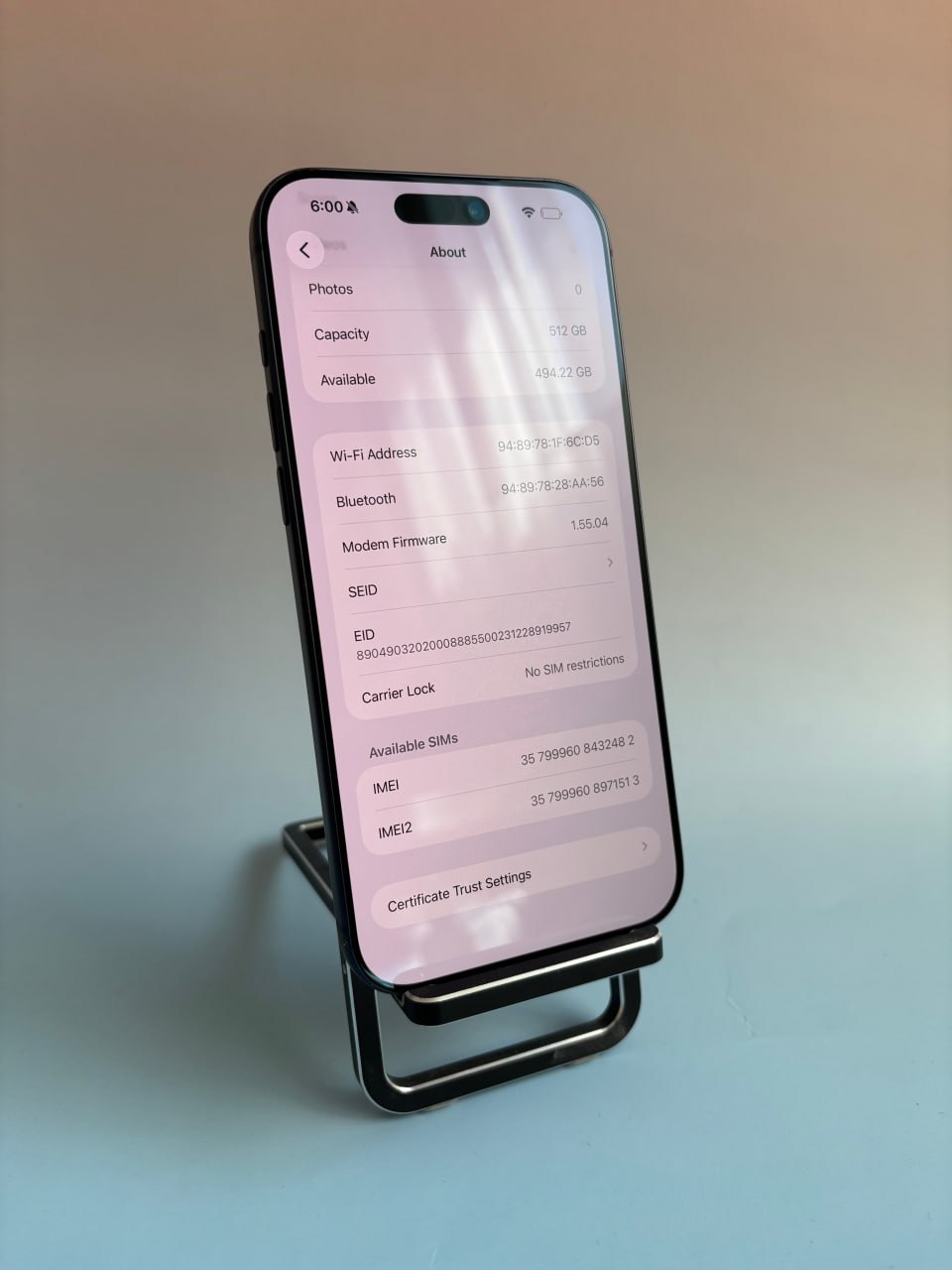 iPhone 17 Pro Max 512GB Deep Blue фото 3