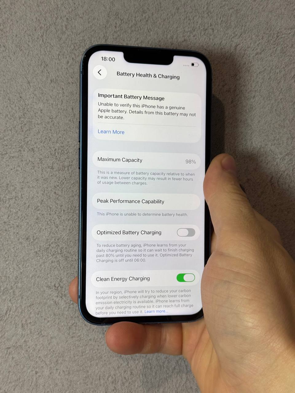iPhone 13 128GB Blue фото 6