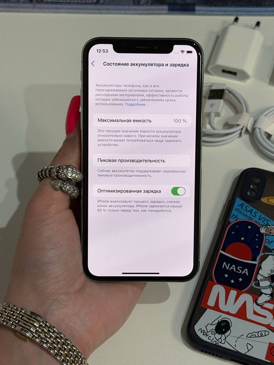 iPhone X 64GB Silver фото 4