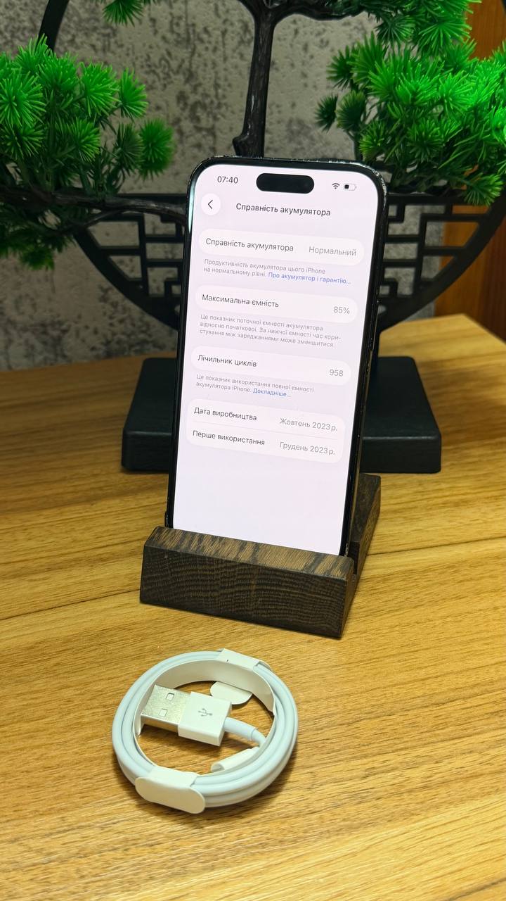 iPhone 15 128GB Black фото 7
